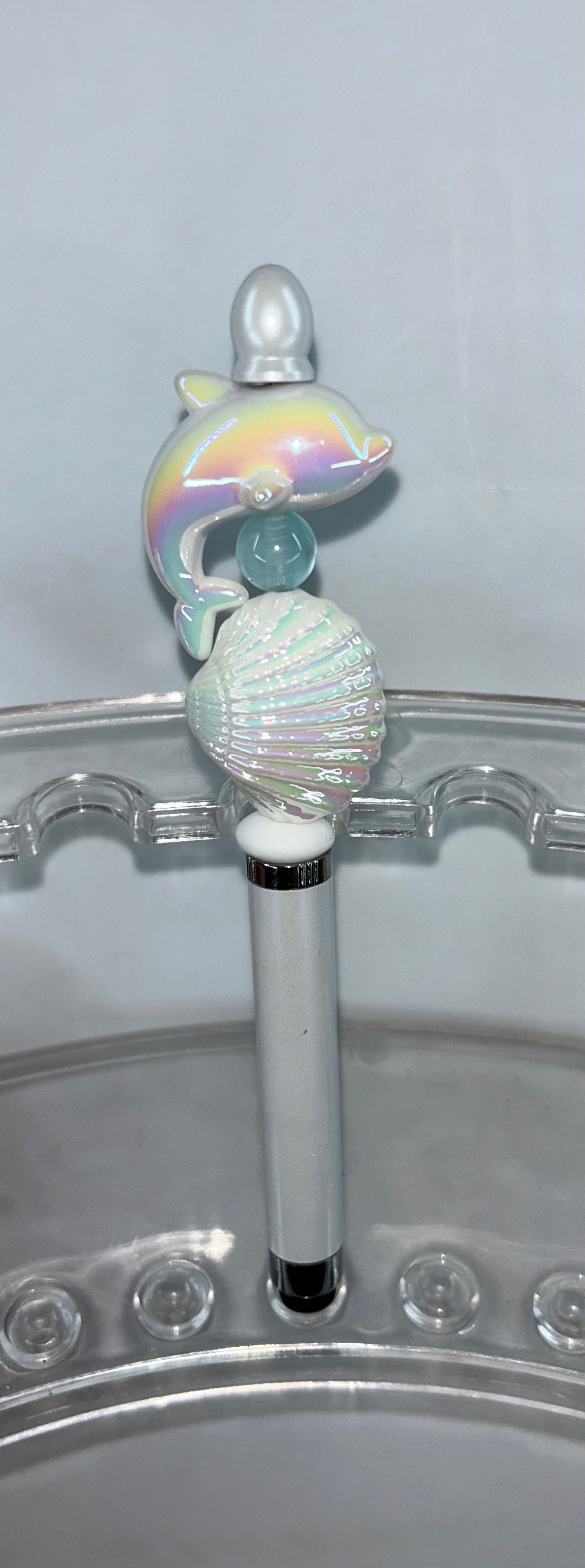 Dolphin & Shell White Stylus