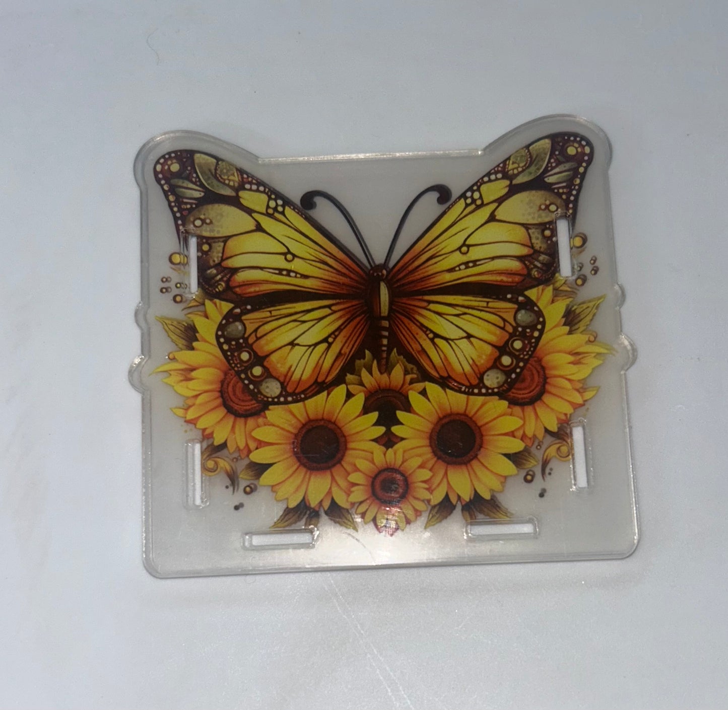 Butterfly Sunflower Pen Holder