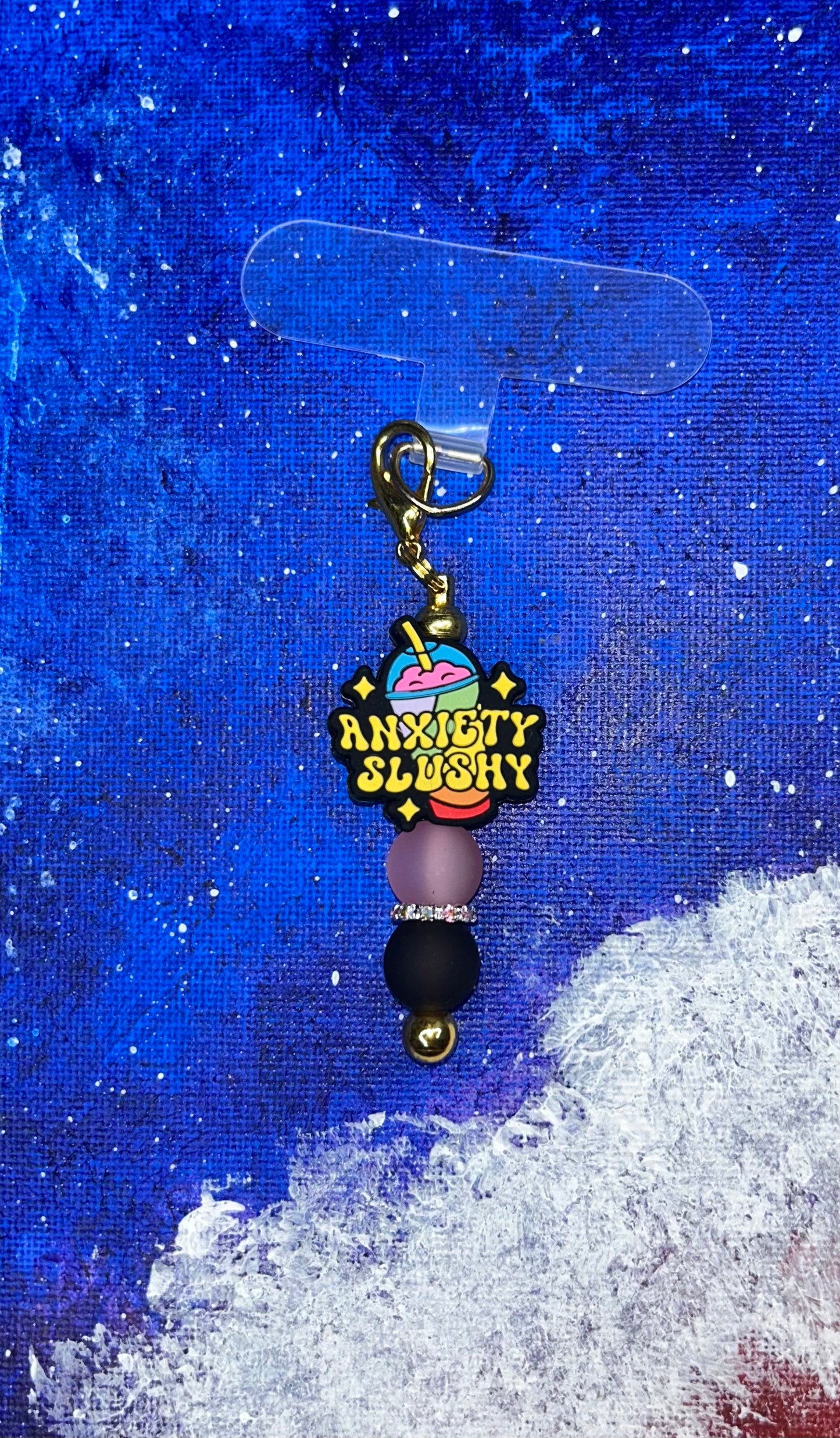 Anxiety Slushy Phone Charm