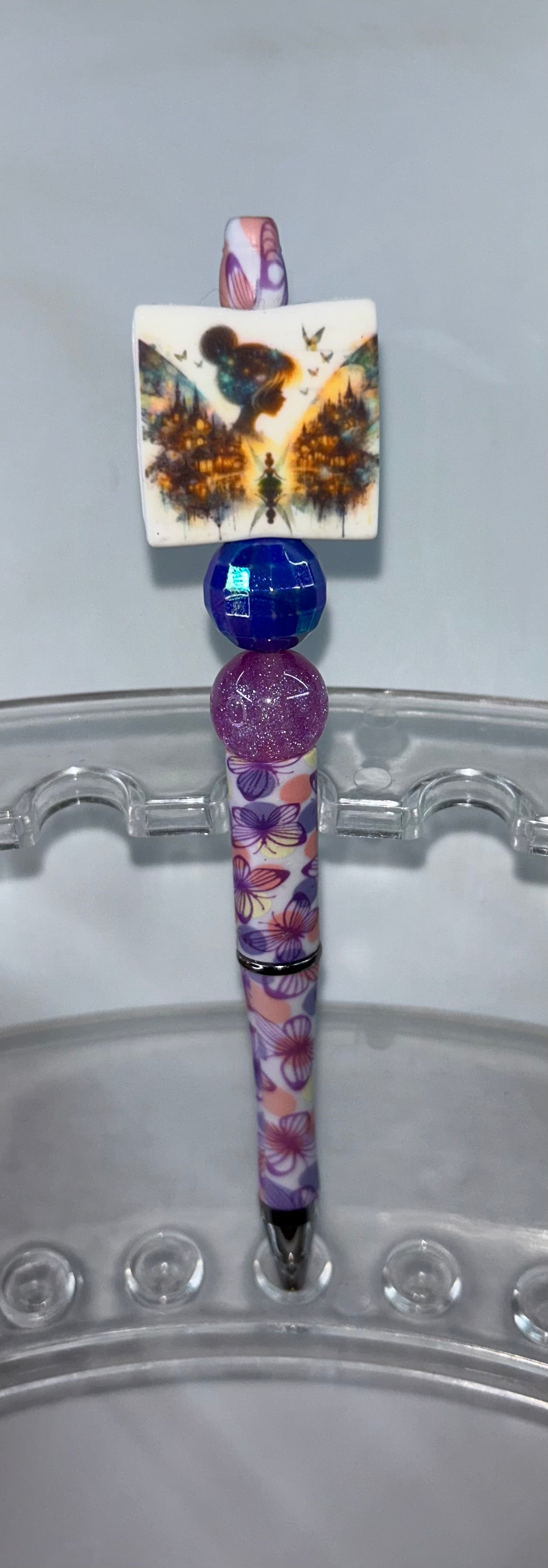 Tinker Bell Butterfly Purple/Pink Butterfly Pen