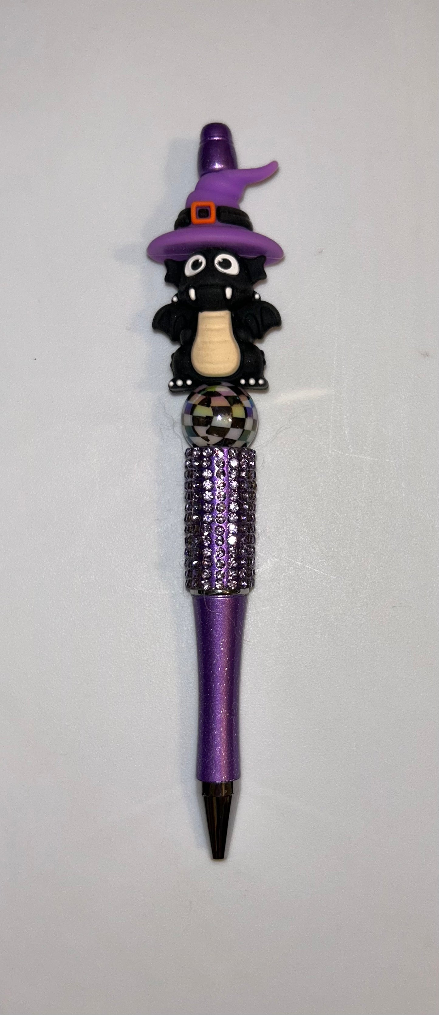 Dragon Witches Hat Purple Bling Pen