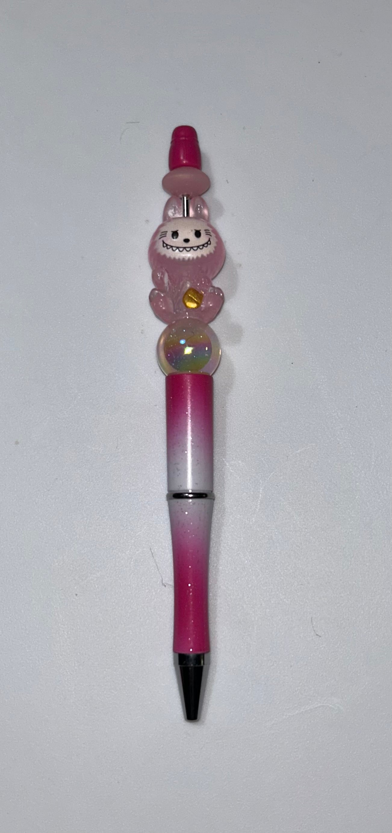 Labubu Pink and White Pen