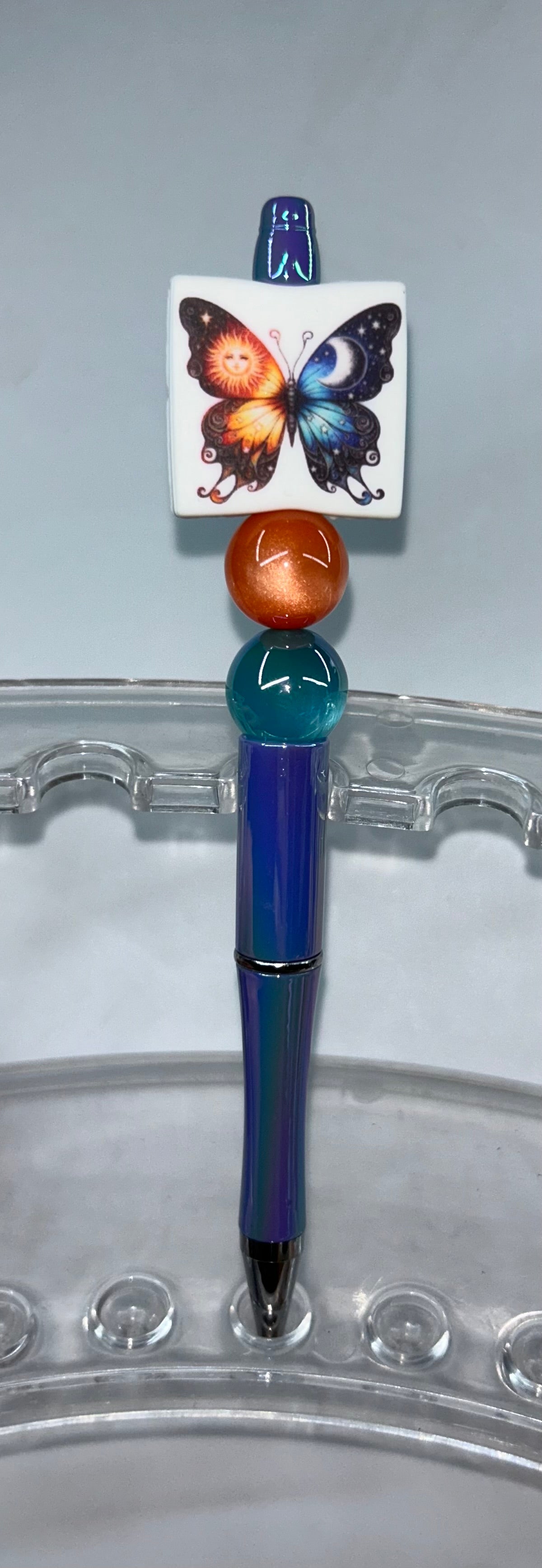 Butterfly Pearl Blue Pen