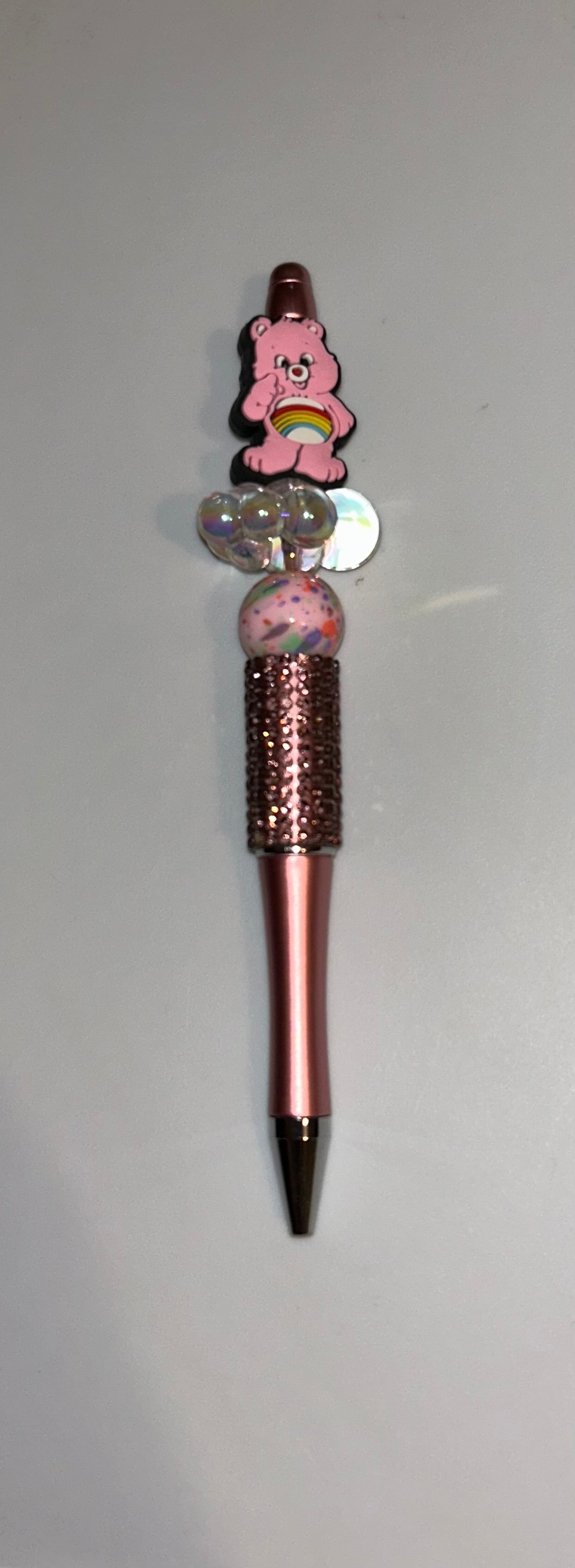 Pink Carebear Pink Bling Pen