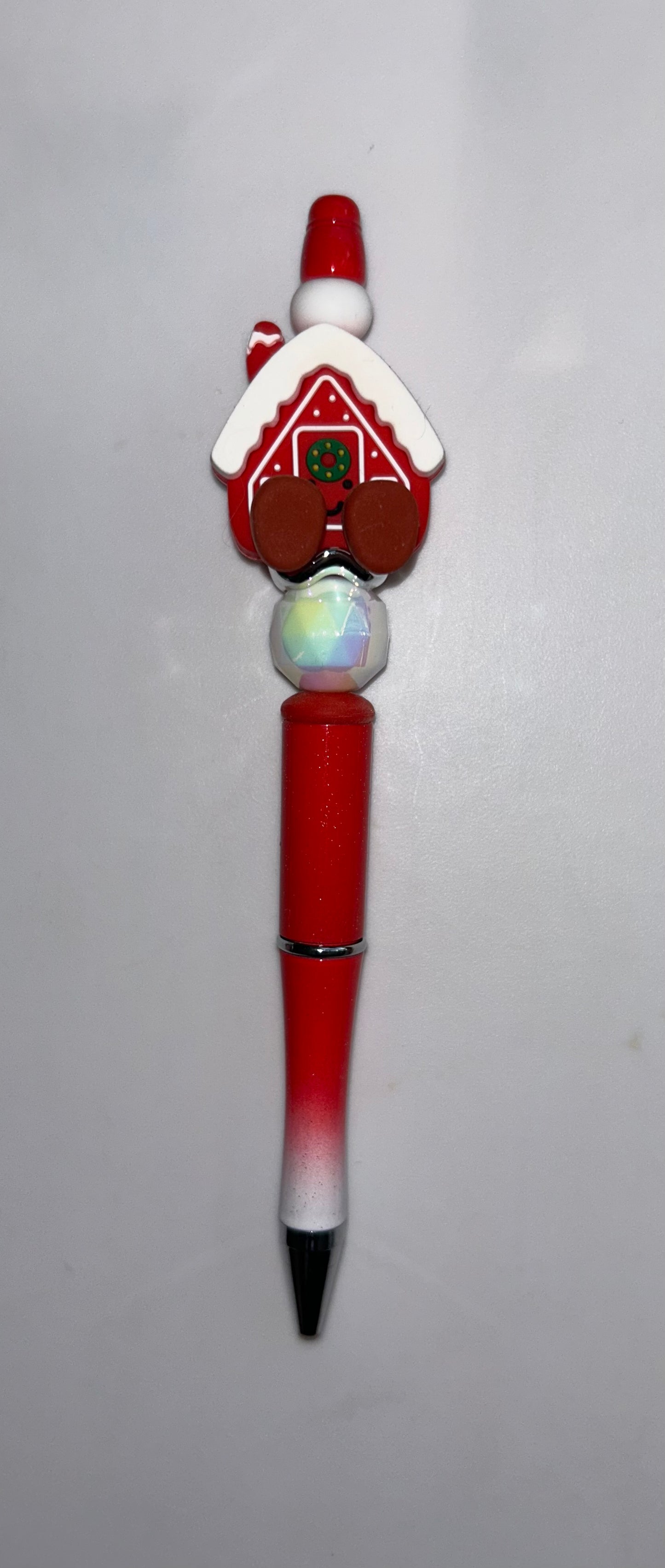 Gingerbread House Red Ombre Pen