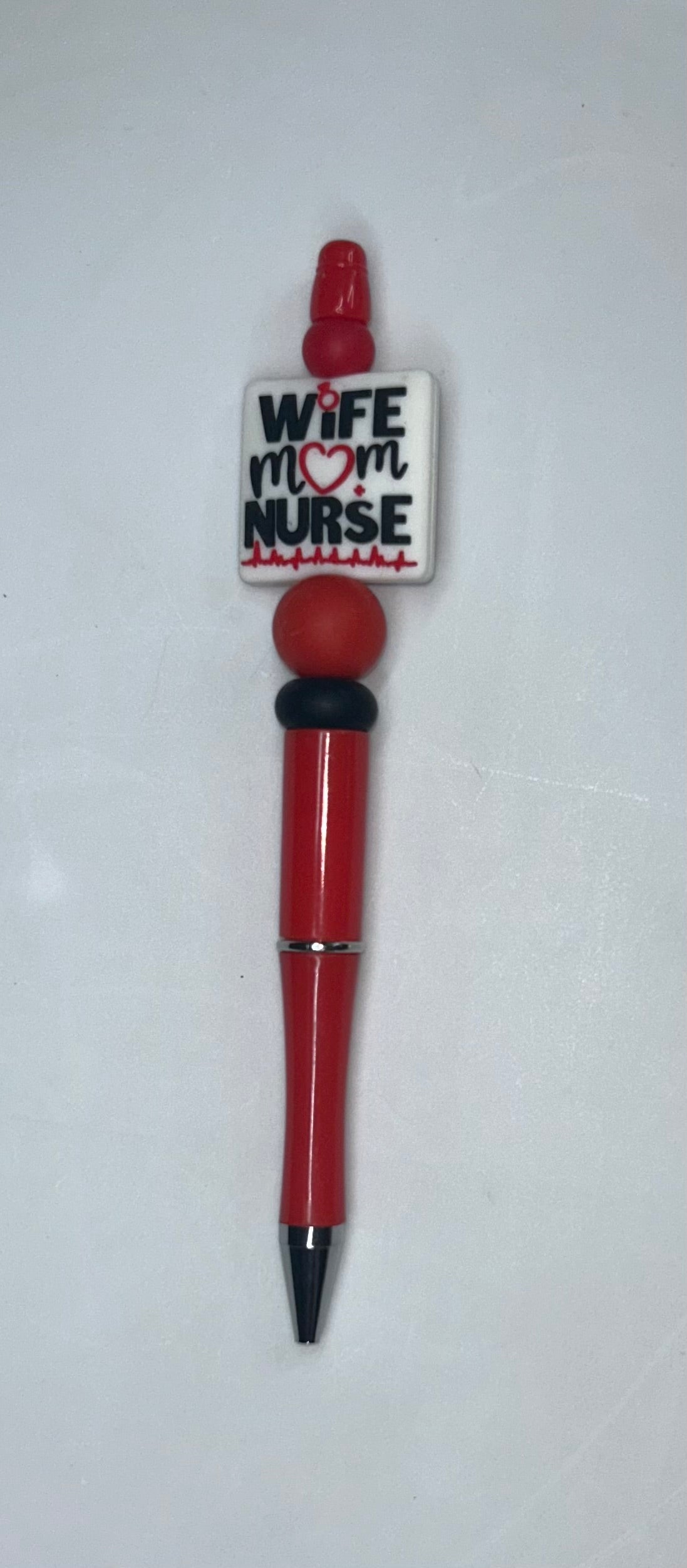Wife Mom Nurse Red Pen