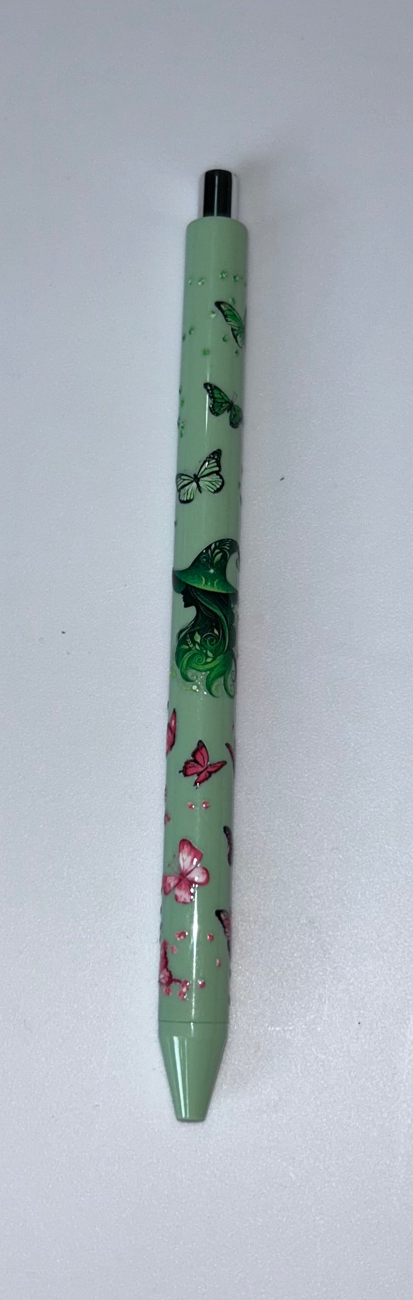 Fairies Wrapped Green Pen