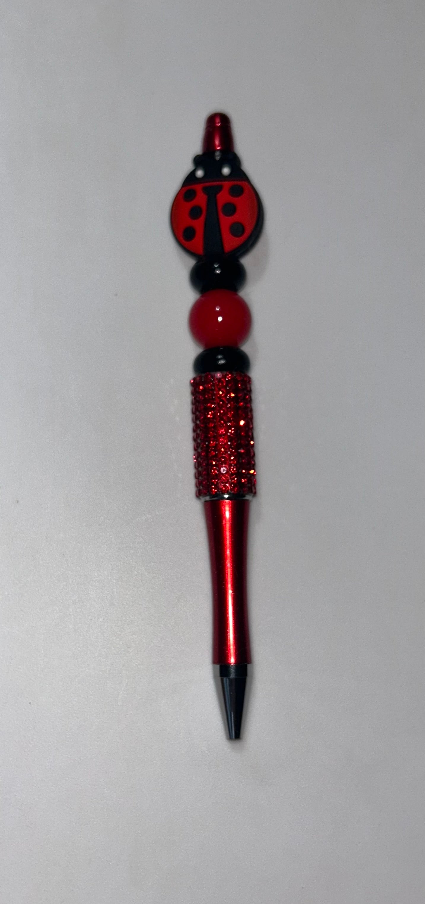 Lady Bug Red Bling Pen