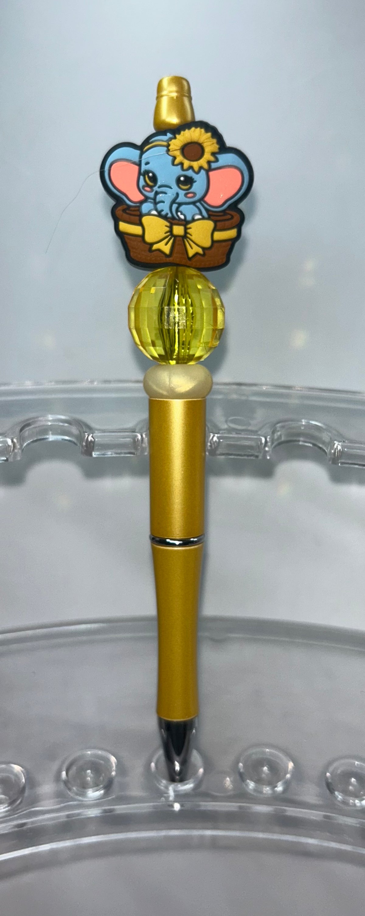 Elephant Tub Yellow Pen