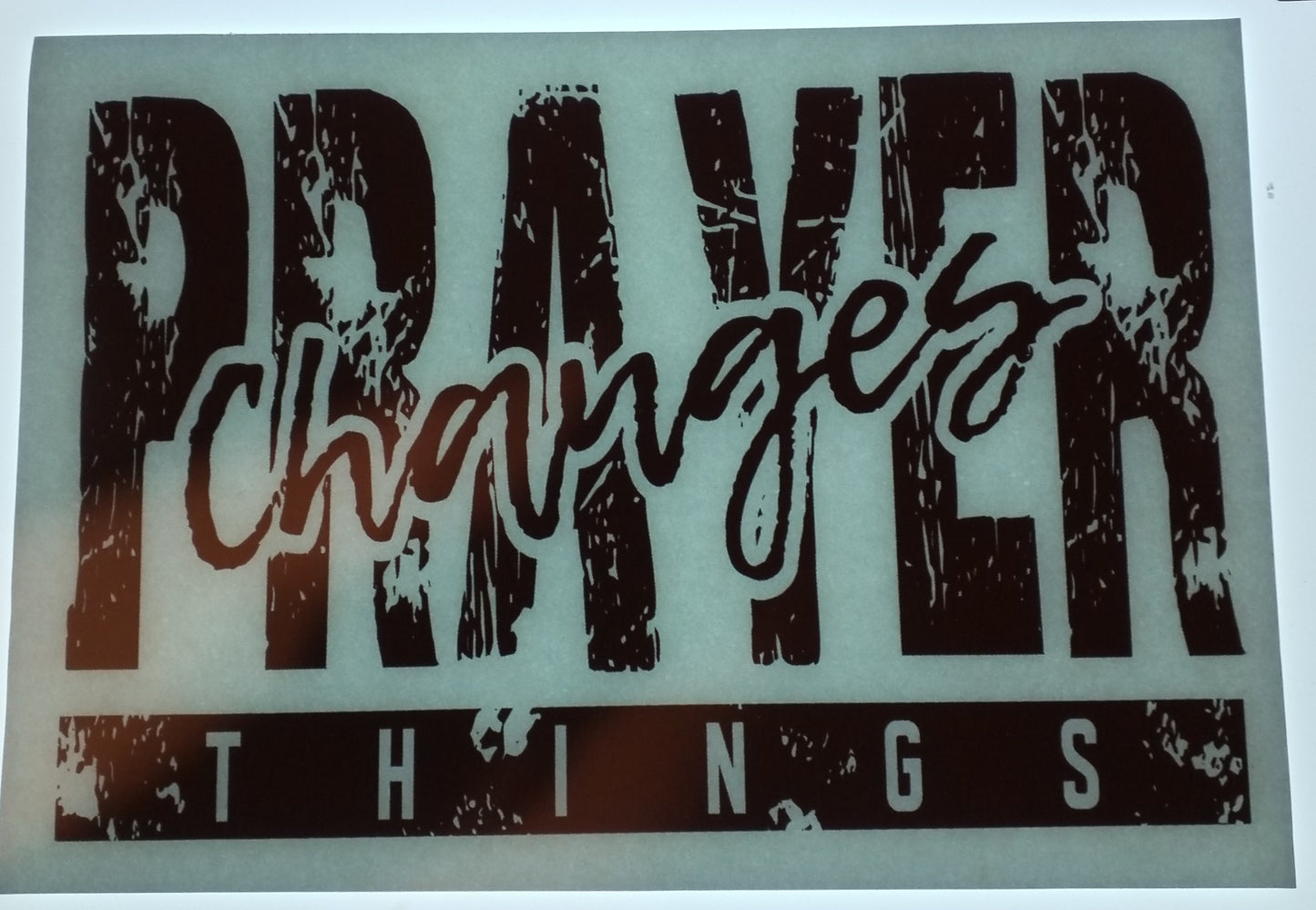 Prayer Changes Things