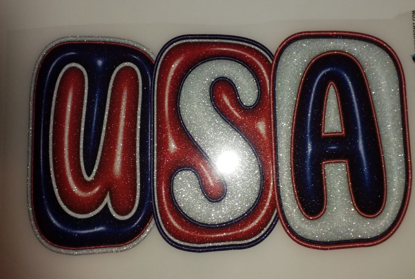 U.S.A Bubble Letters