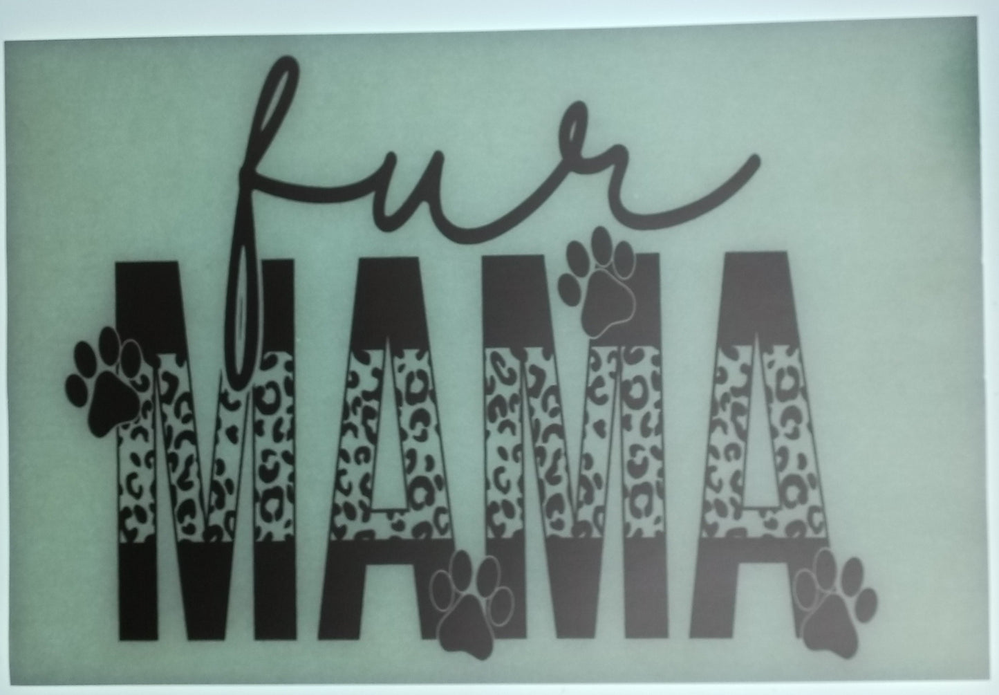 Fur Mama Paw Print