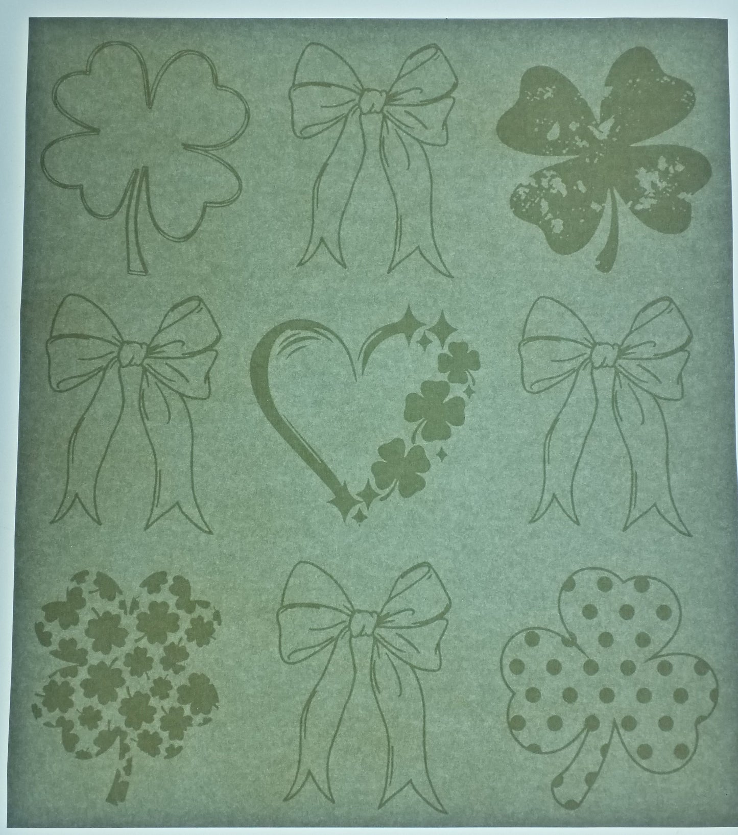 Hearts,Bows, and Clovers