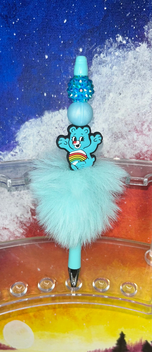 Tiffany Blue Pompom Care Bear Tiffany Blue Pen