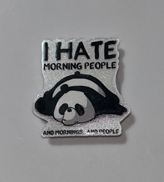 I Hate Morning People Pop Socket