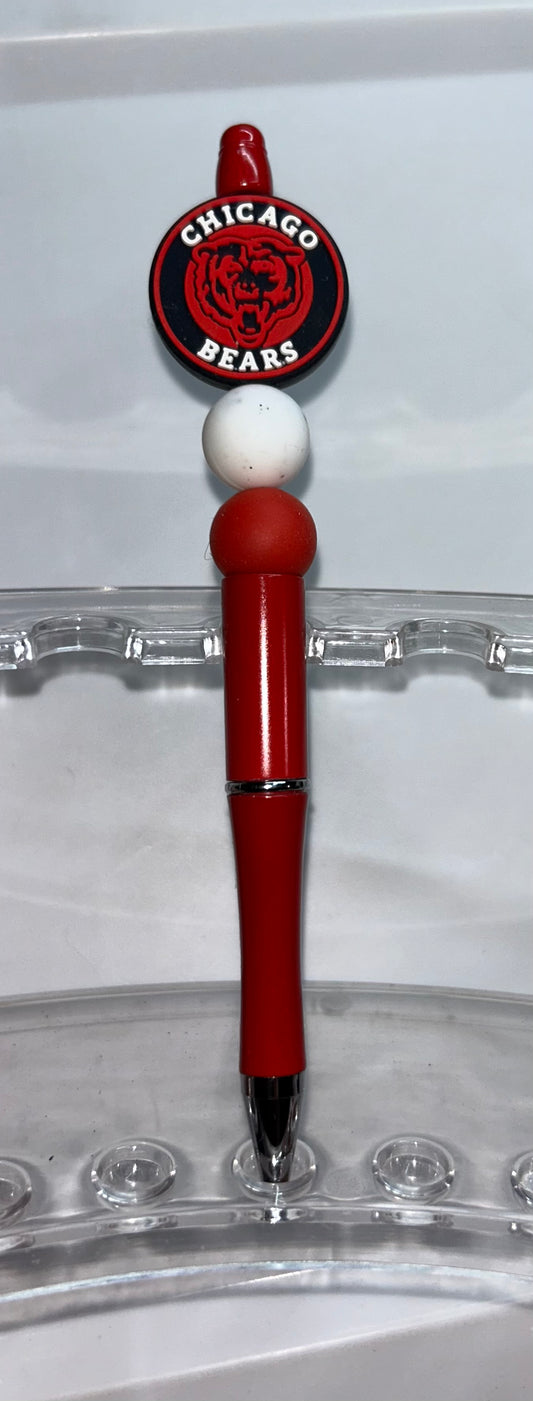 Chicago Bears Round Red Pen