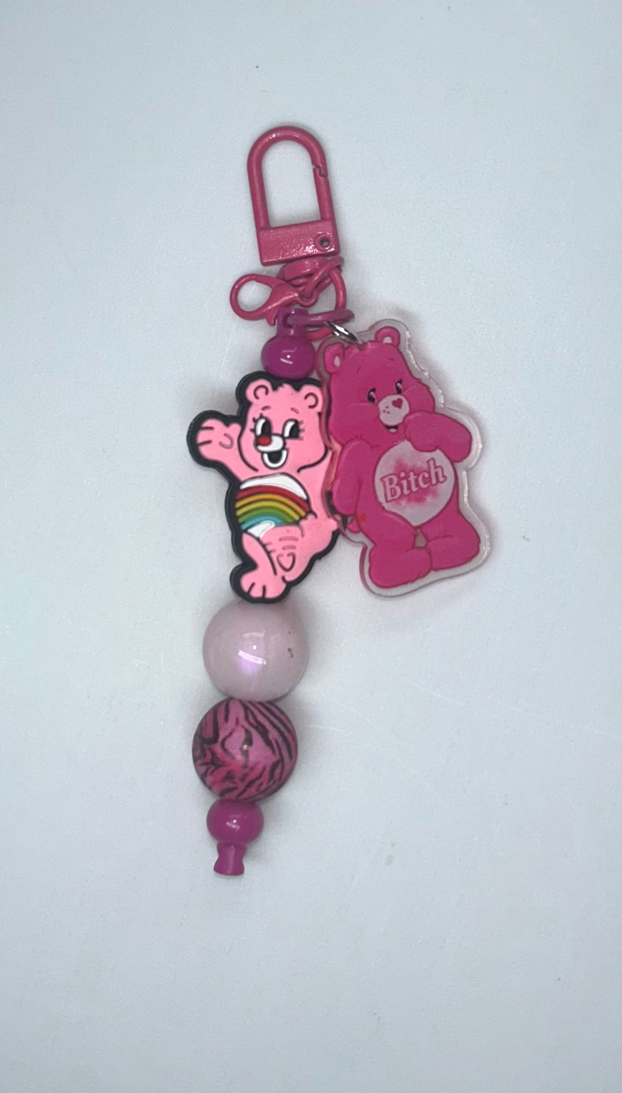 B!tch Swear Bear Key Chain