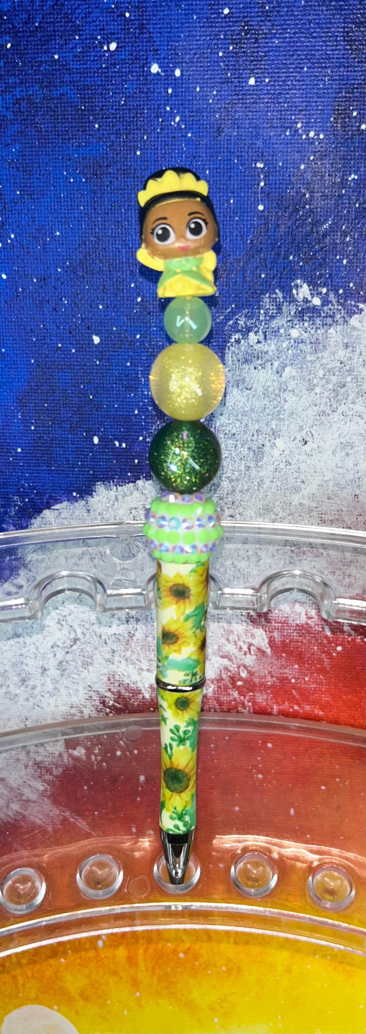 Princess Tiana Small Doorable Sunflower Pen