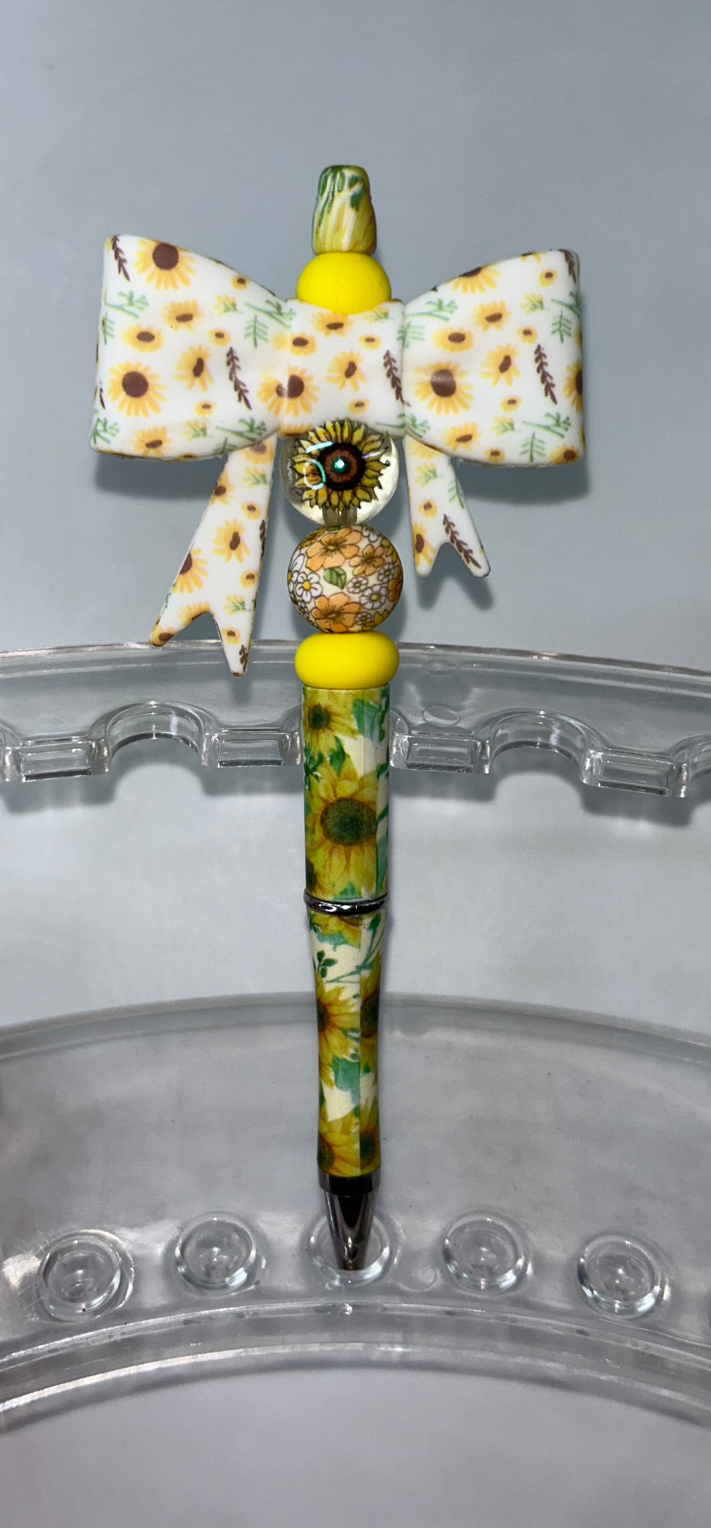 Sunflower Bow Sunflower Pen