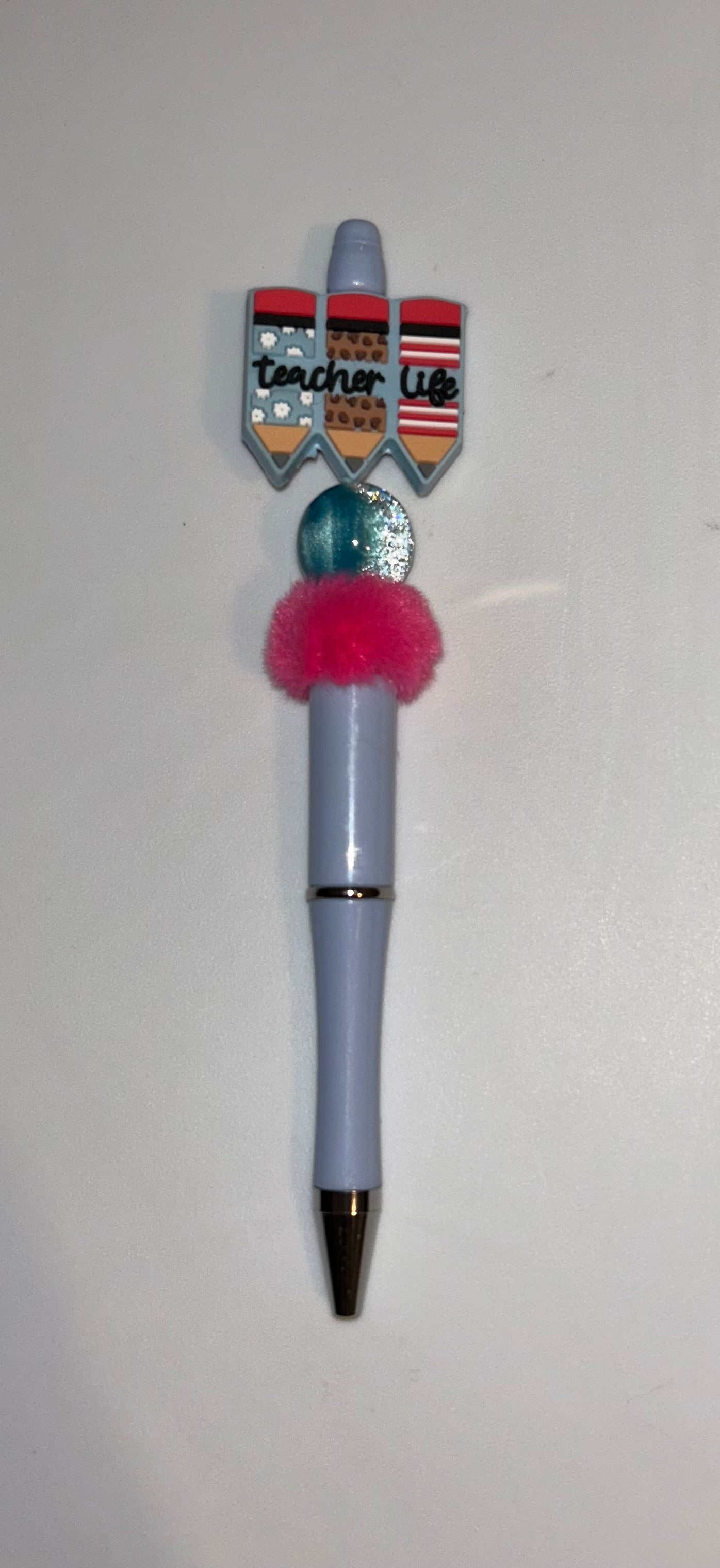 Teacher Life Light Blue Pen