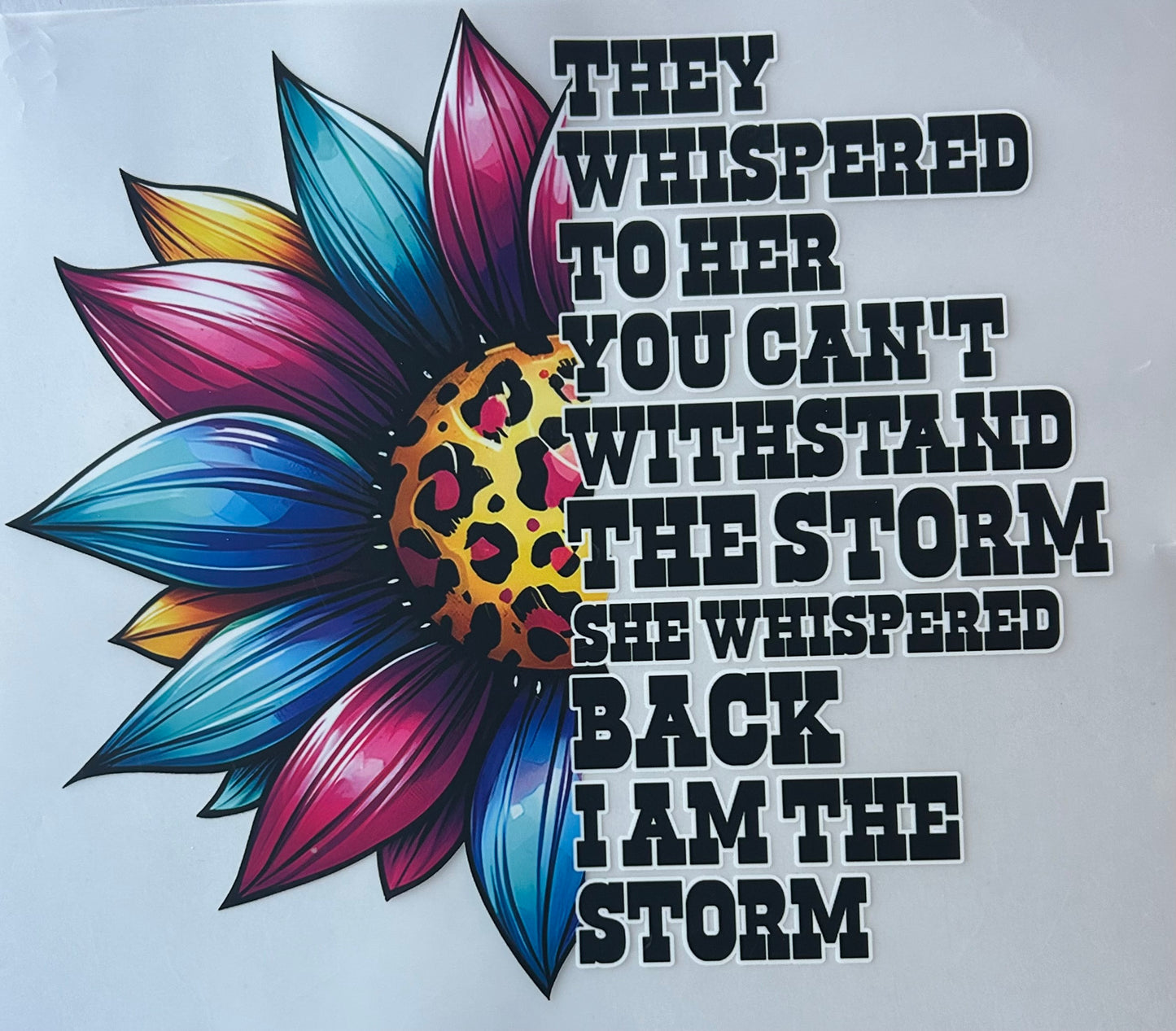 They Whispered Sunflower