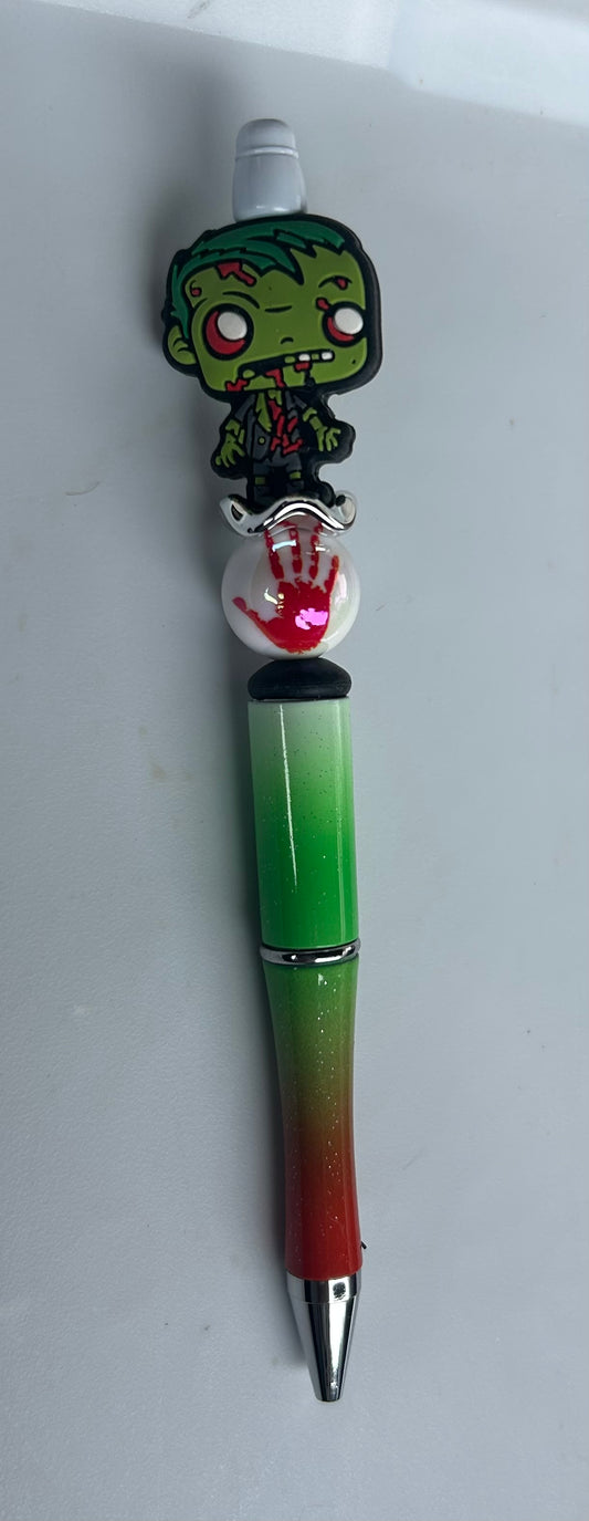 Chibi Zombie Red/Green Ombre