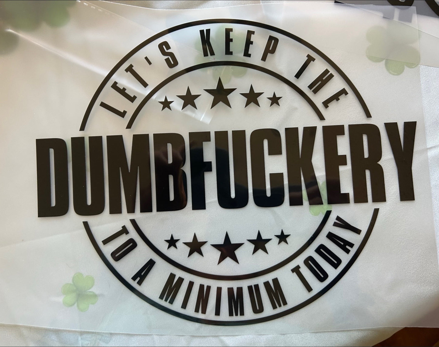 Let's keep the dumbfuckery to a minimum