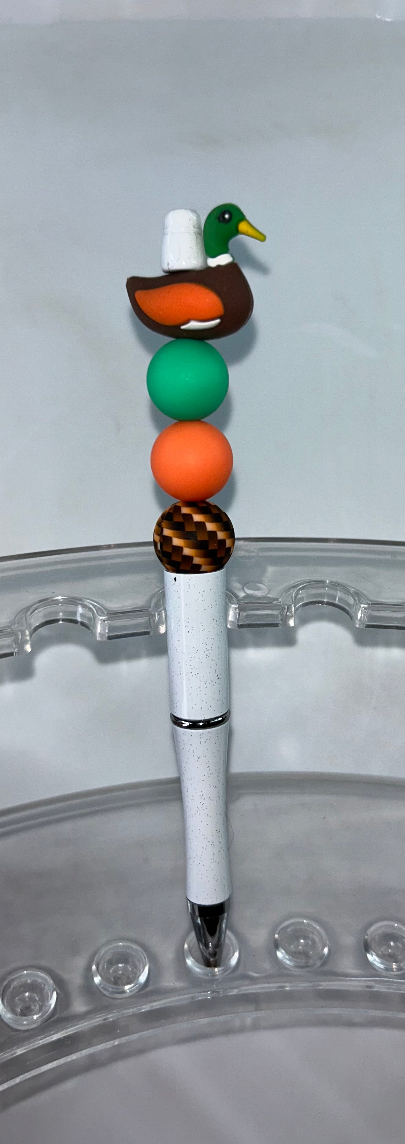 Mallard Duck White Pen