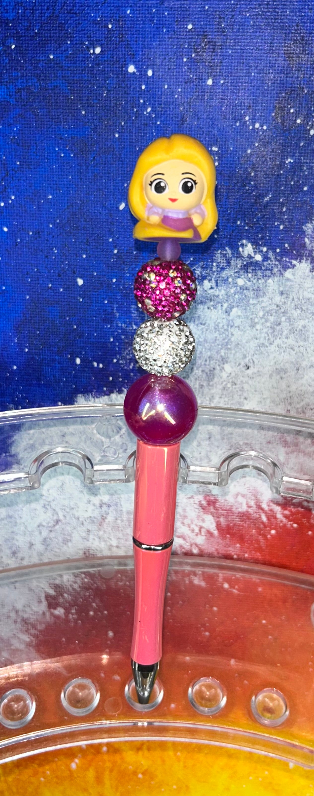 Rapunzel Small Doorable Shiny Pink Pen