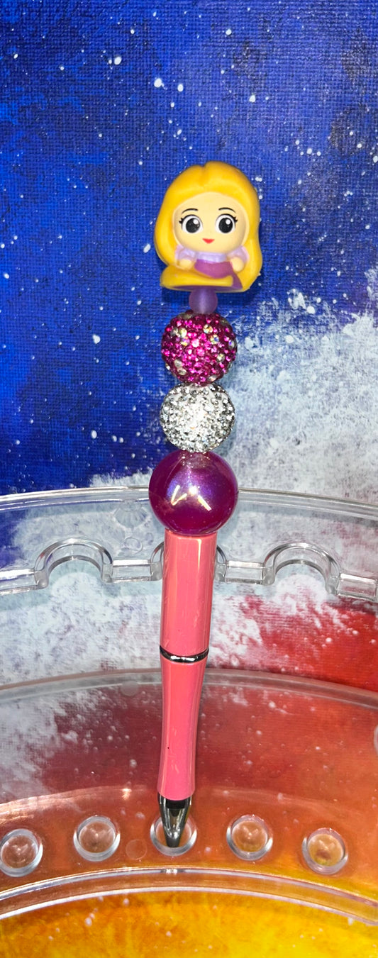Rapunzel Small Doorable Shiny Pink Pen