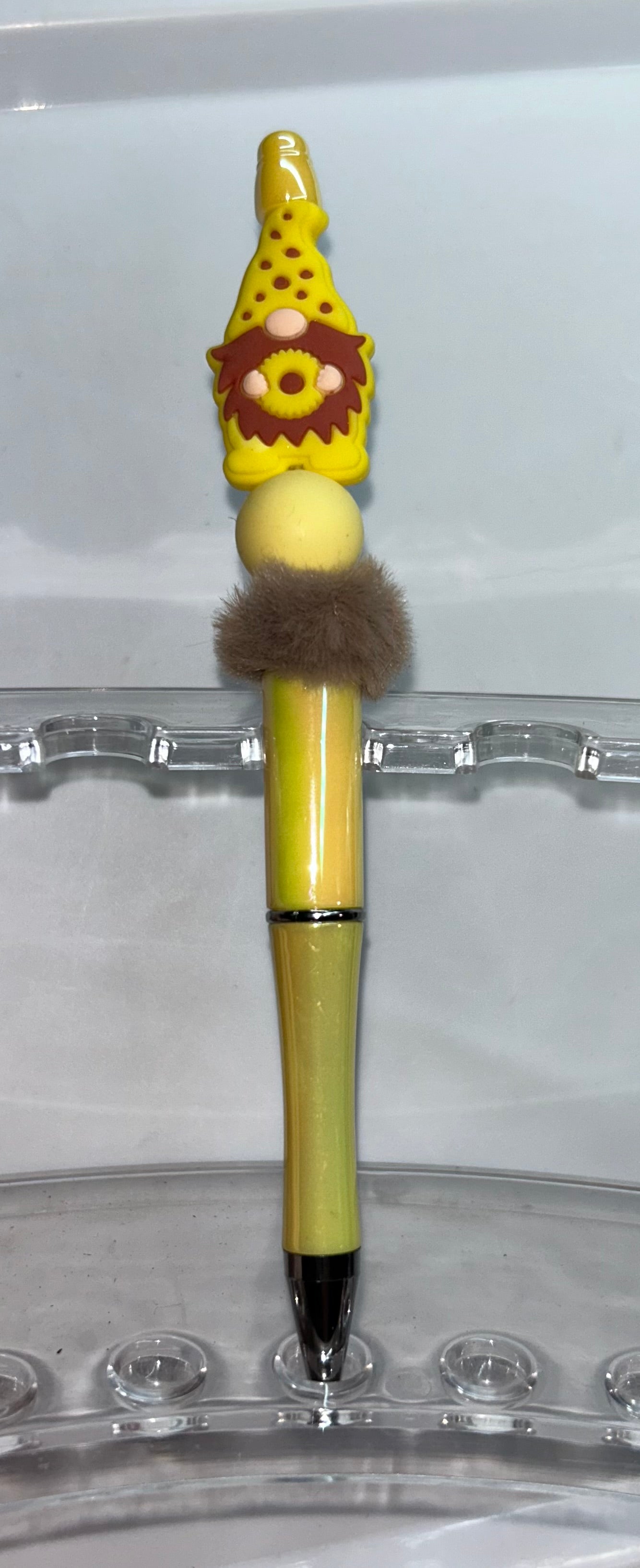 Yellow Sunflower Gnome Yellow Pen