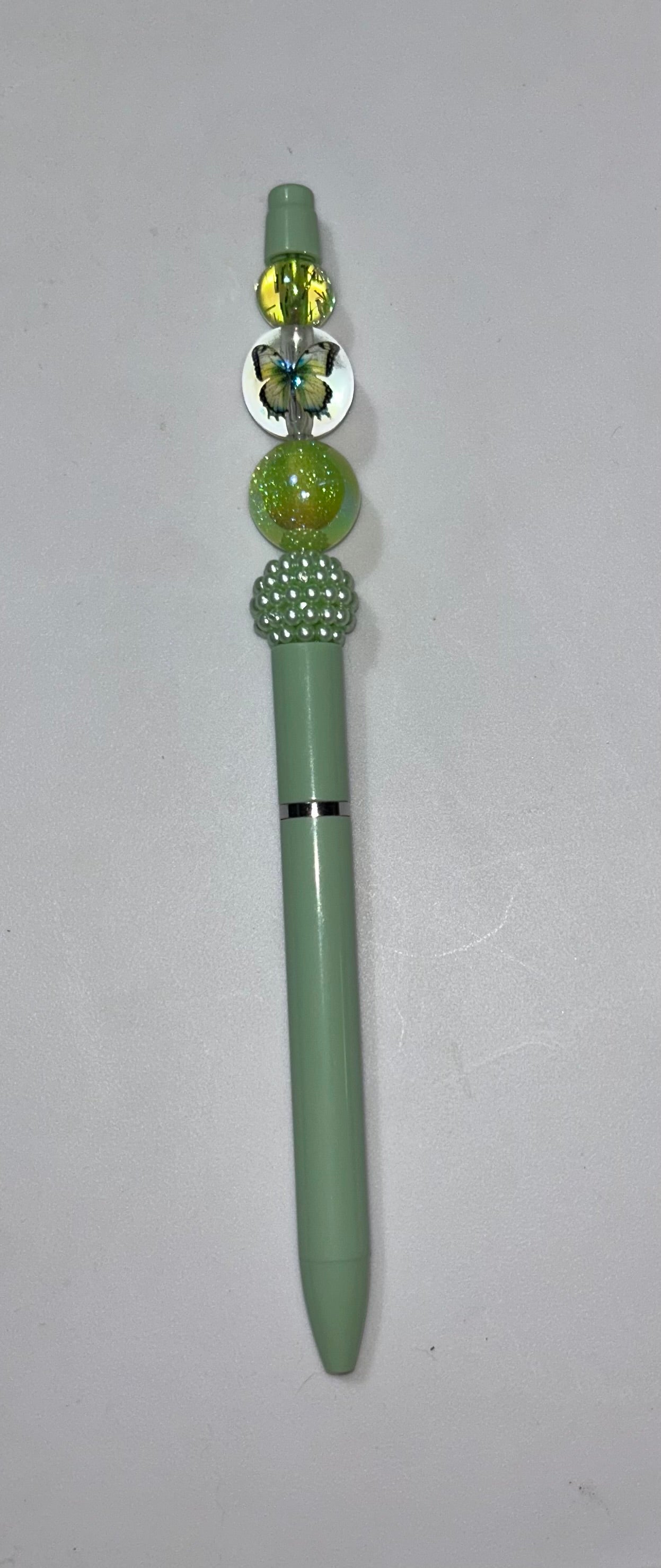Green Butterfly Green Pen
