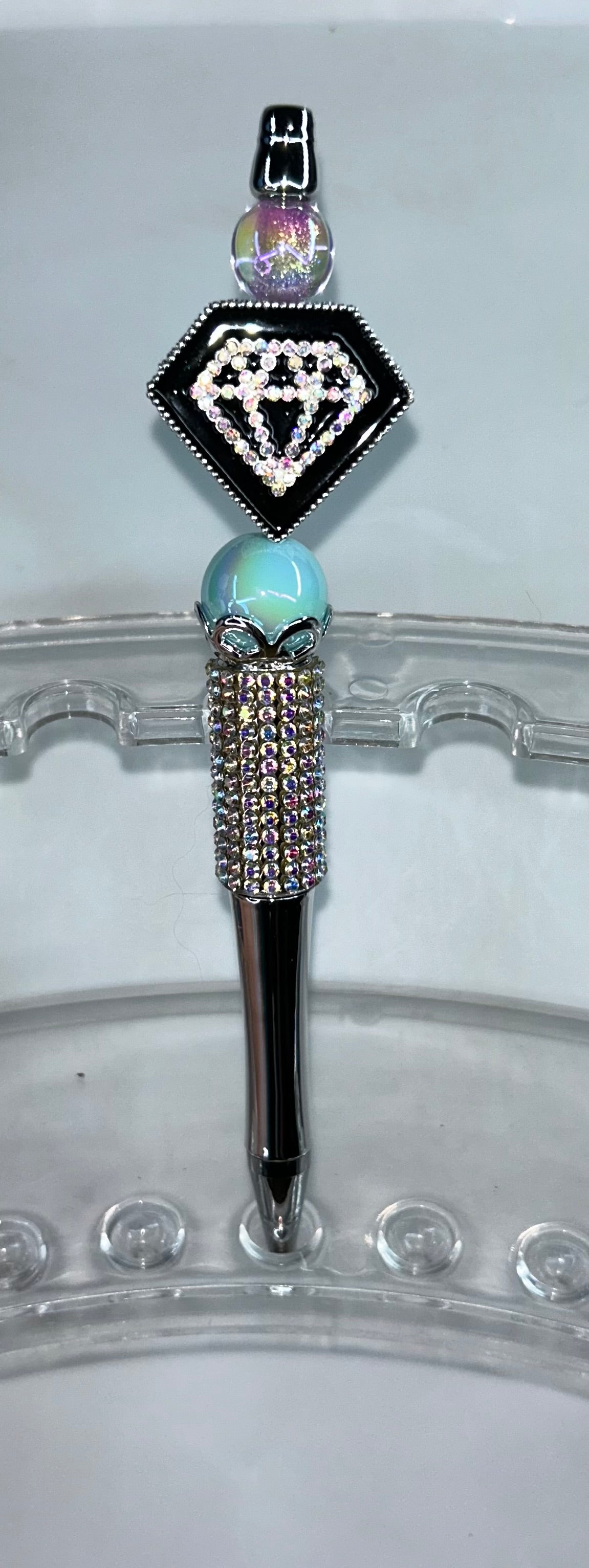Sparkling Diamond Bling Silver Pen