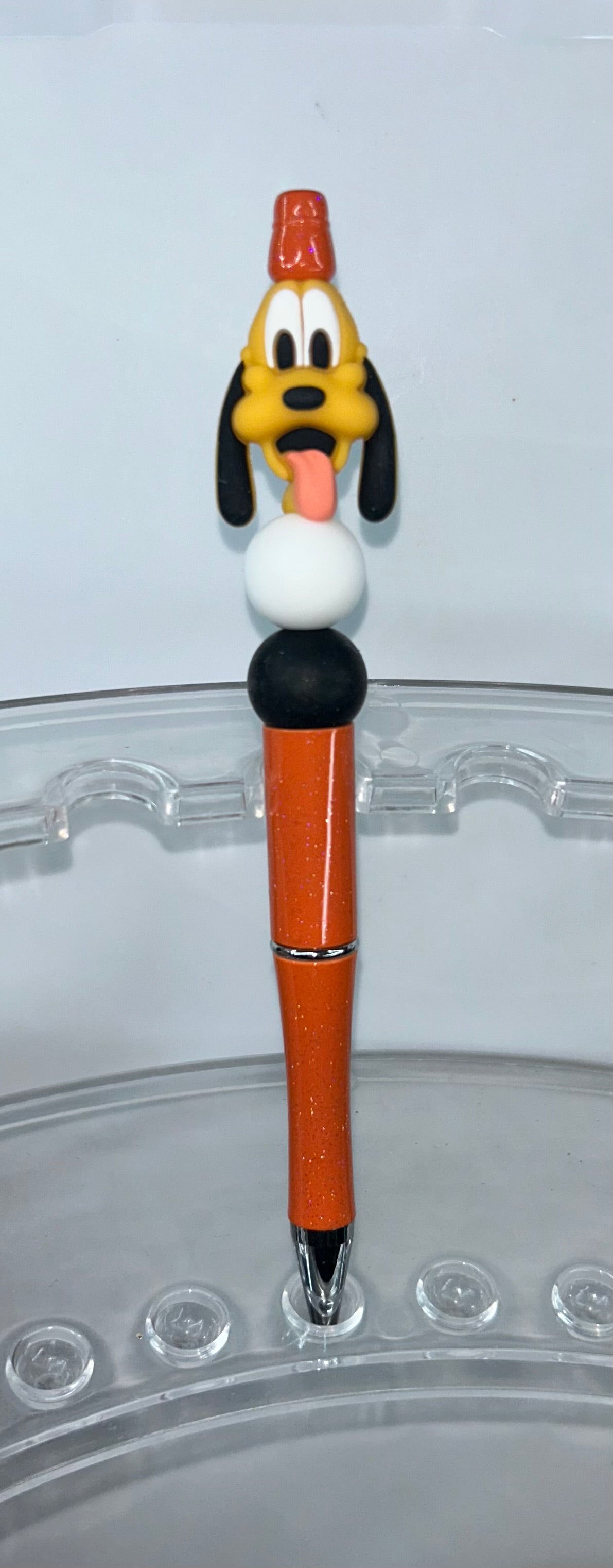 Pluto Head Orange Pen