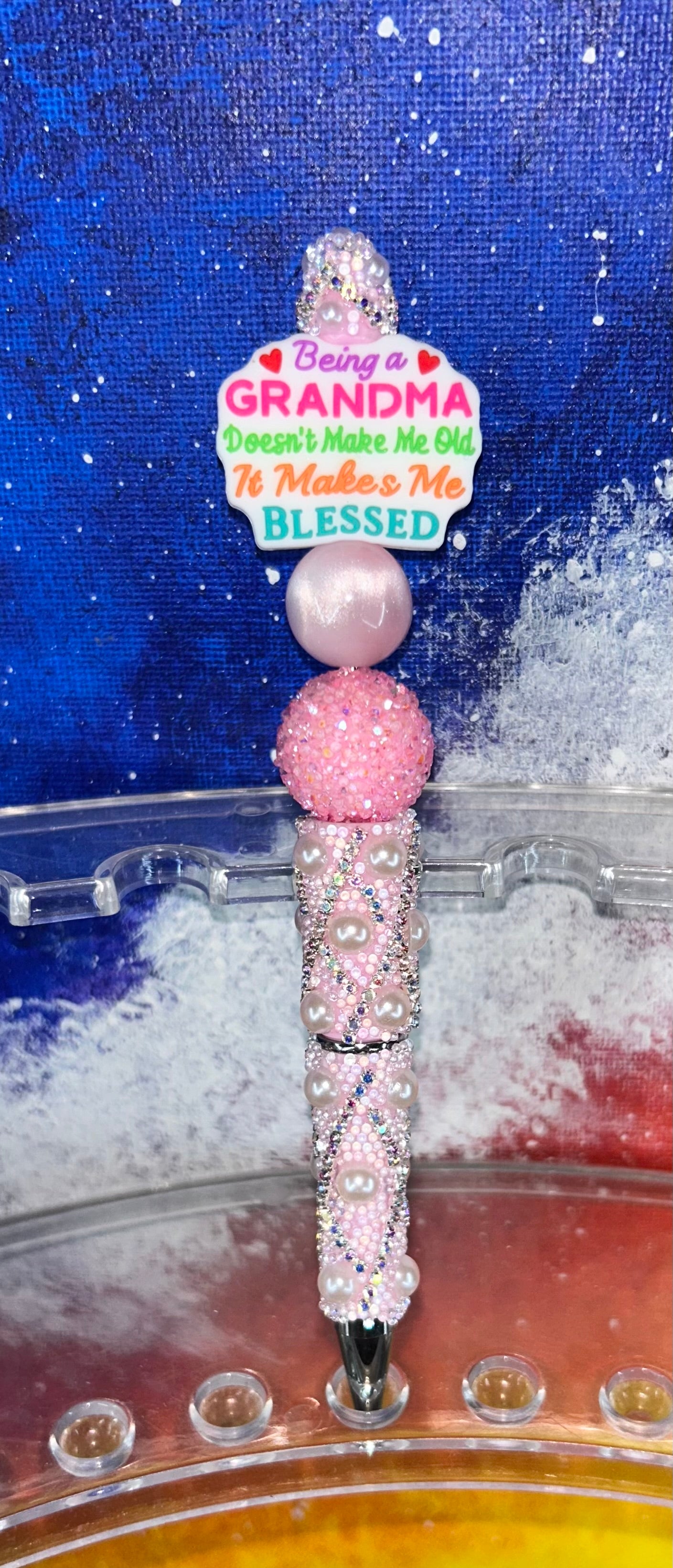 Being A Grandma Pink Specialty Pen