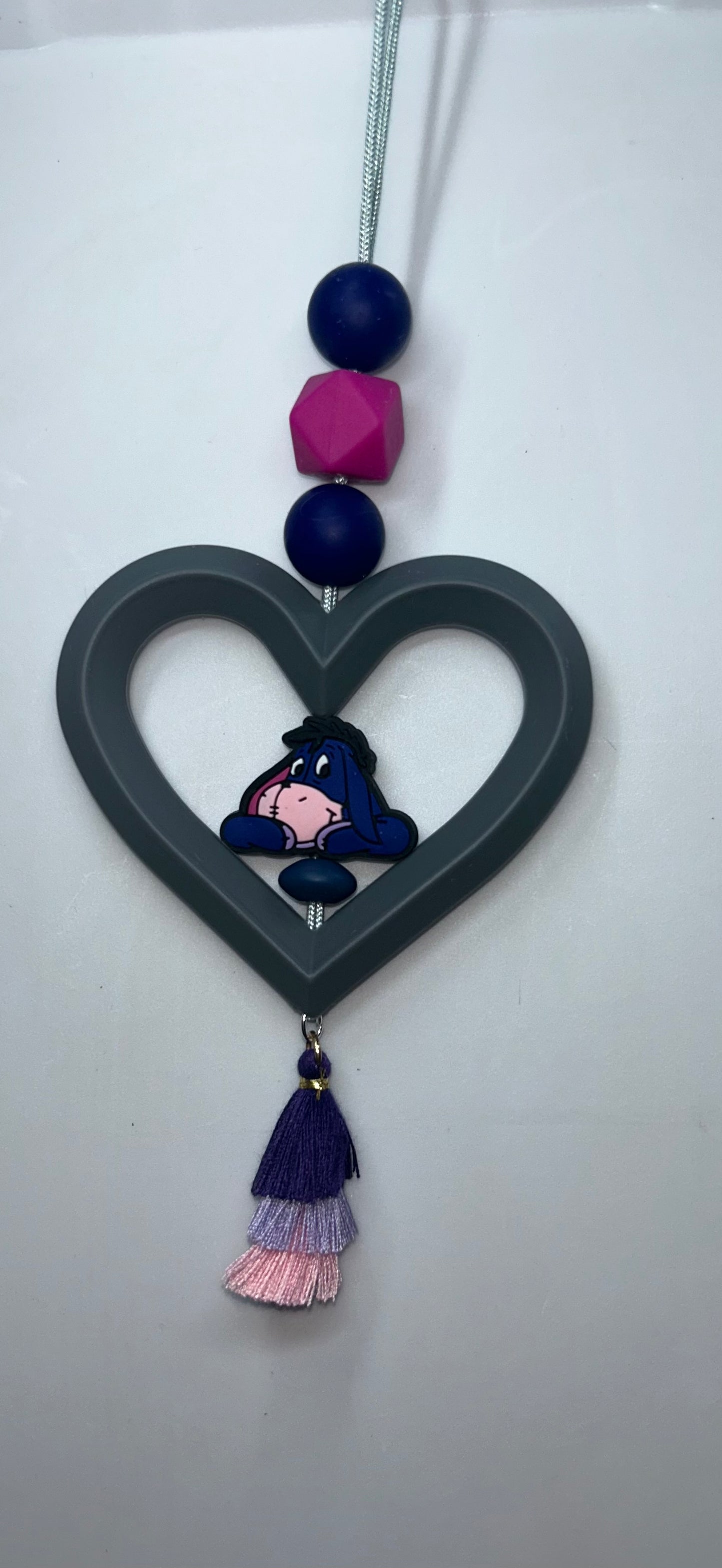 Eeyore Heart Car Charm