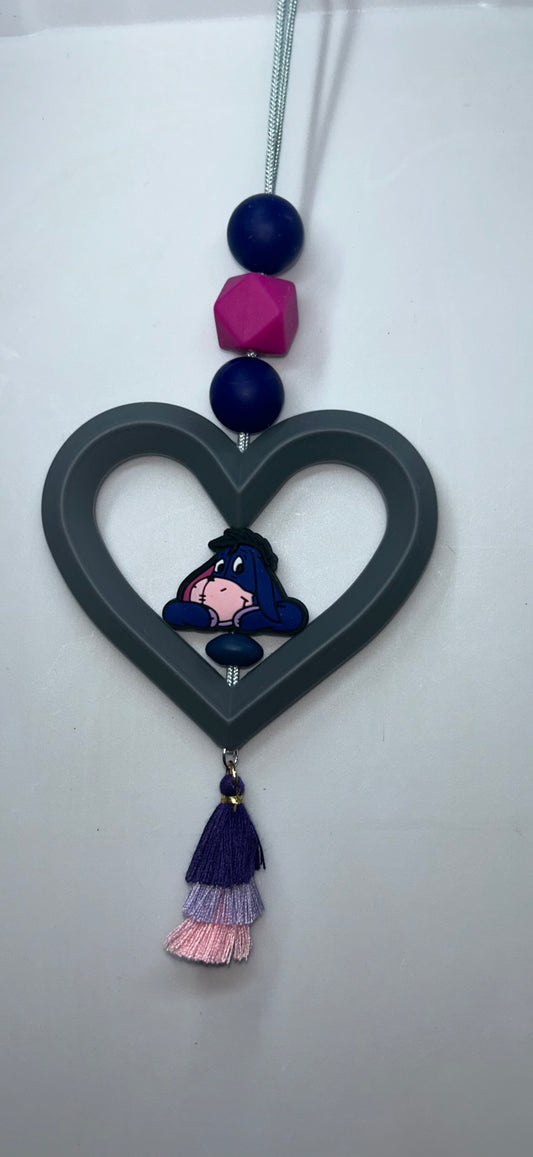 Eeyore Heart Car Charm