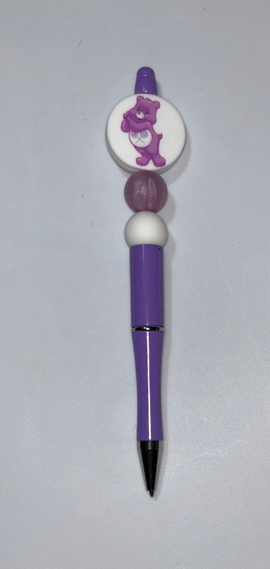 CareBear Round Purple Pen