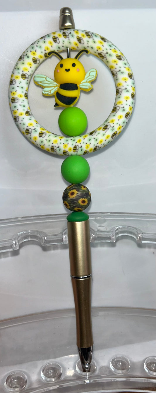 Bee Ring Gold Pen