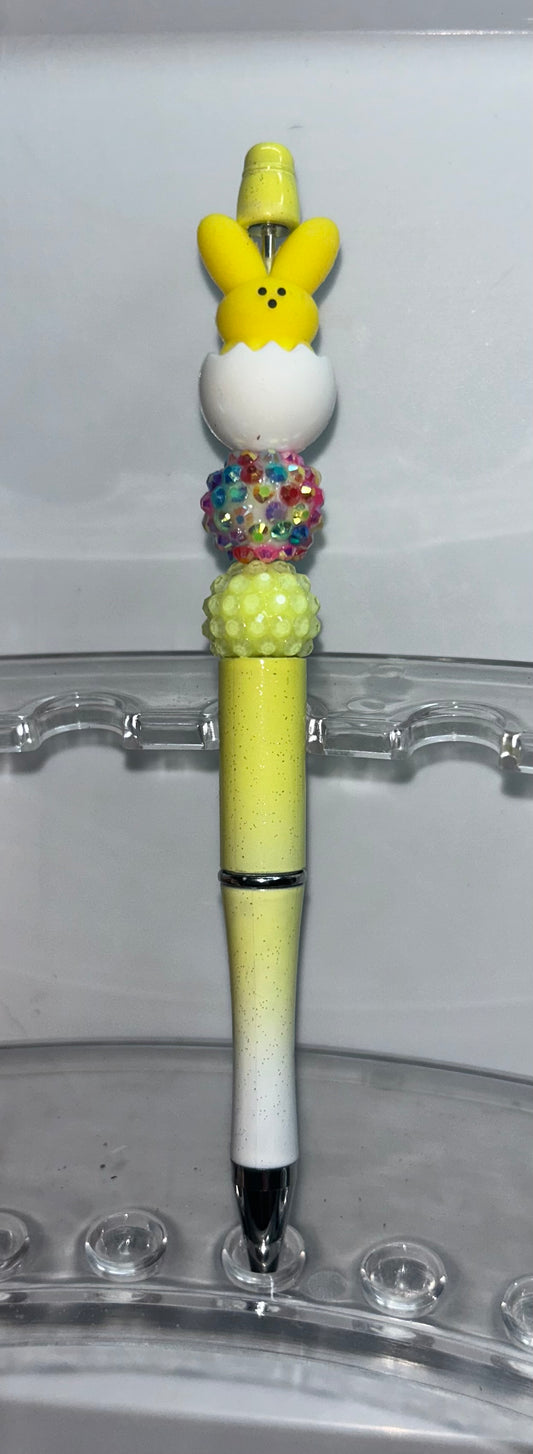 Yellow Peep Yellow Ombre' Pen
