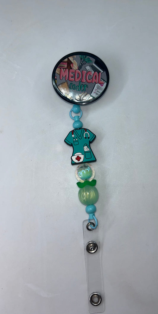 Medical Coder Badge Reel