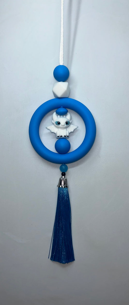 Light Fury Blue Car Charm