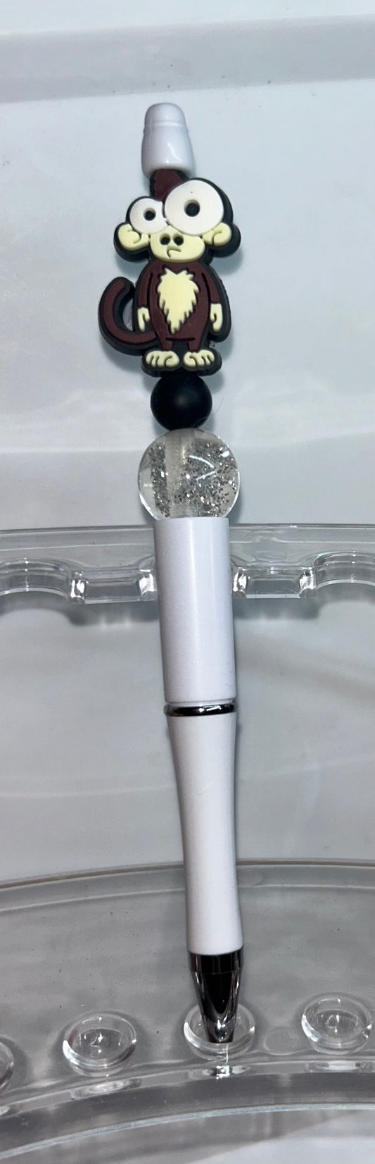 Big Eyed Monkey White Pen