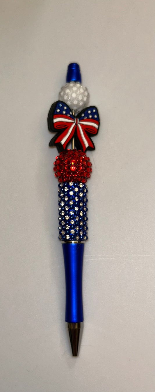 Patriot Bow Bling Pen