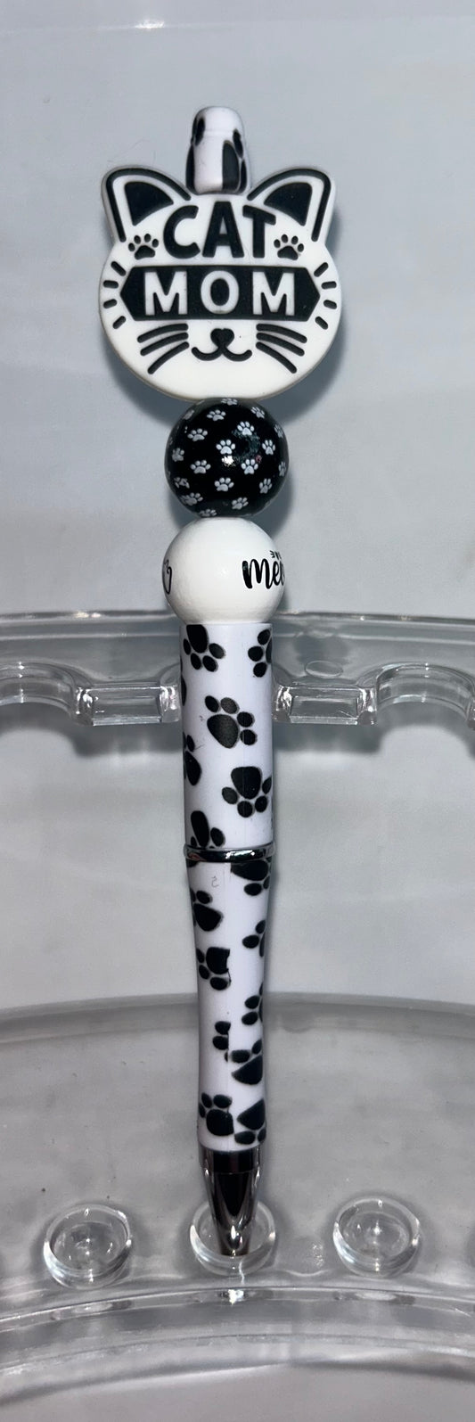 Cat Mom Paw Print Pen