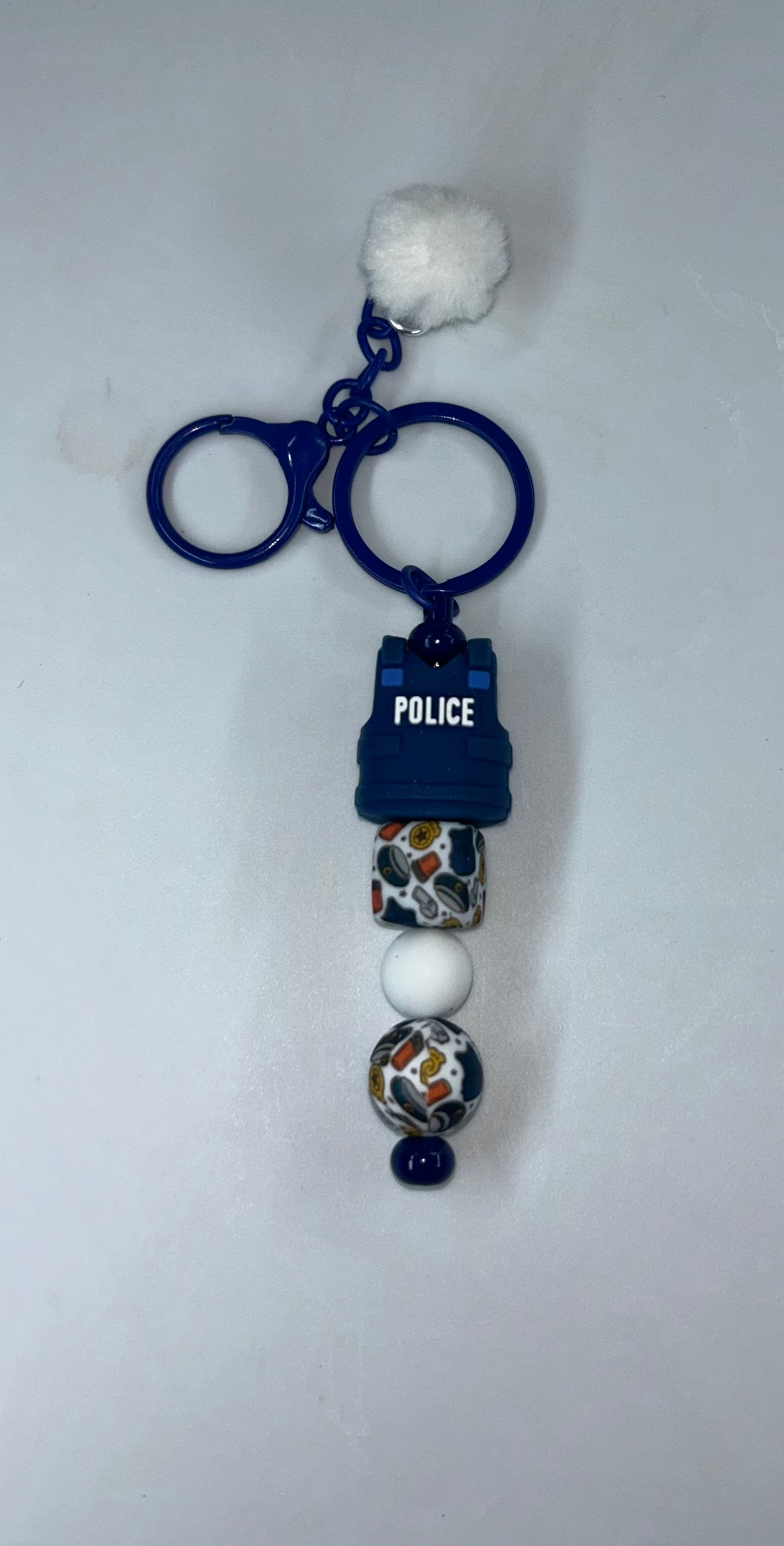 Police Vest Key Chain