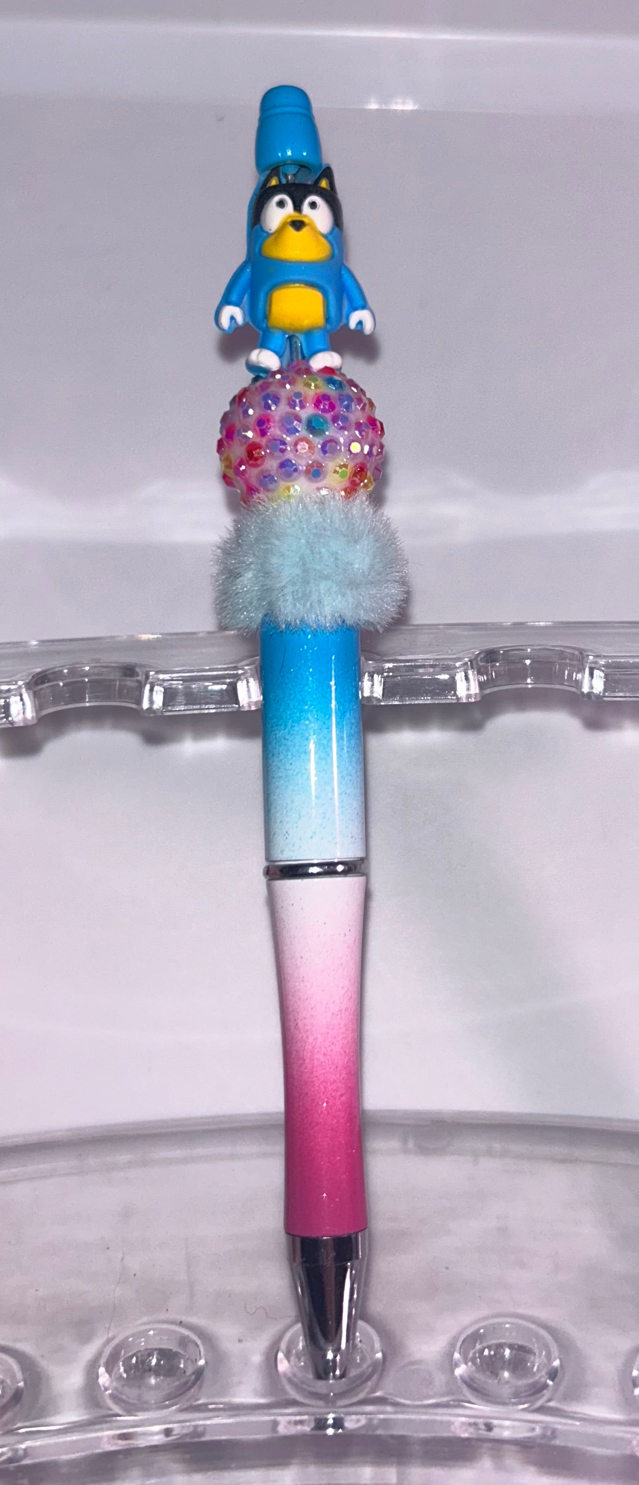 Bluey Pink/Blue Ombre Pen