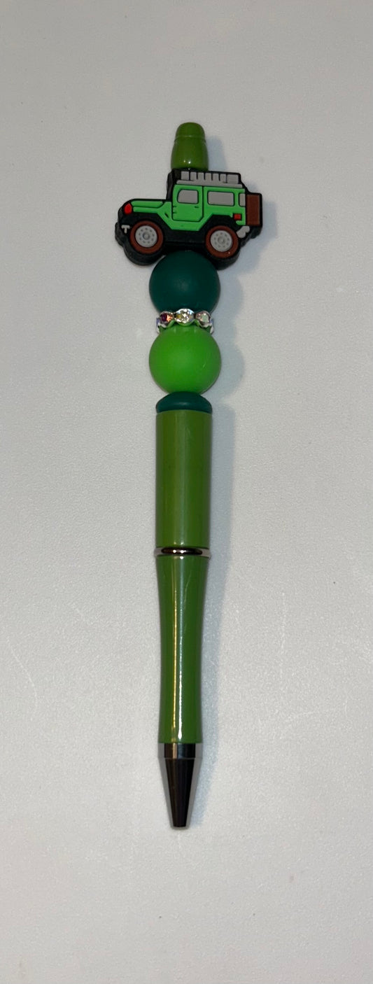 Green Jeep Green Pen