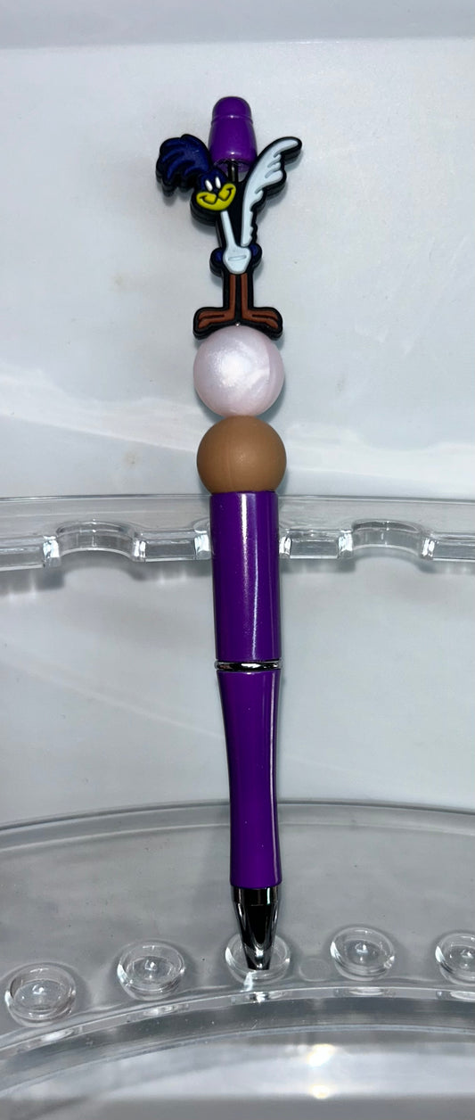 Roadrunner Purple Pen