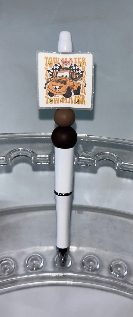 Tow Mater White Pen